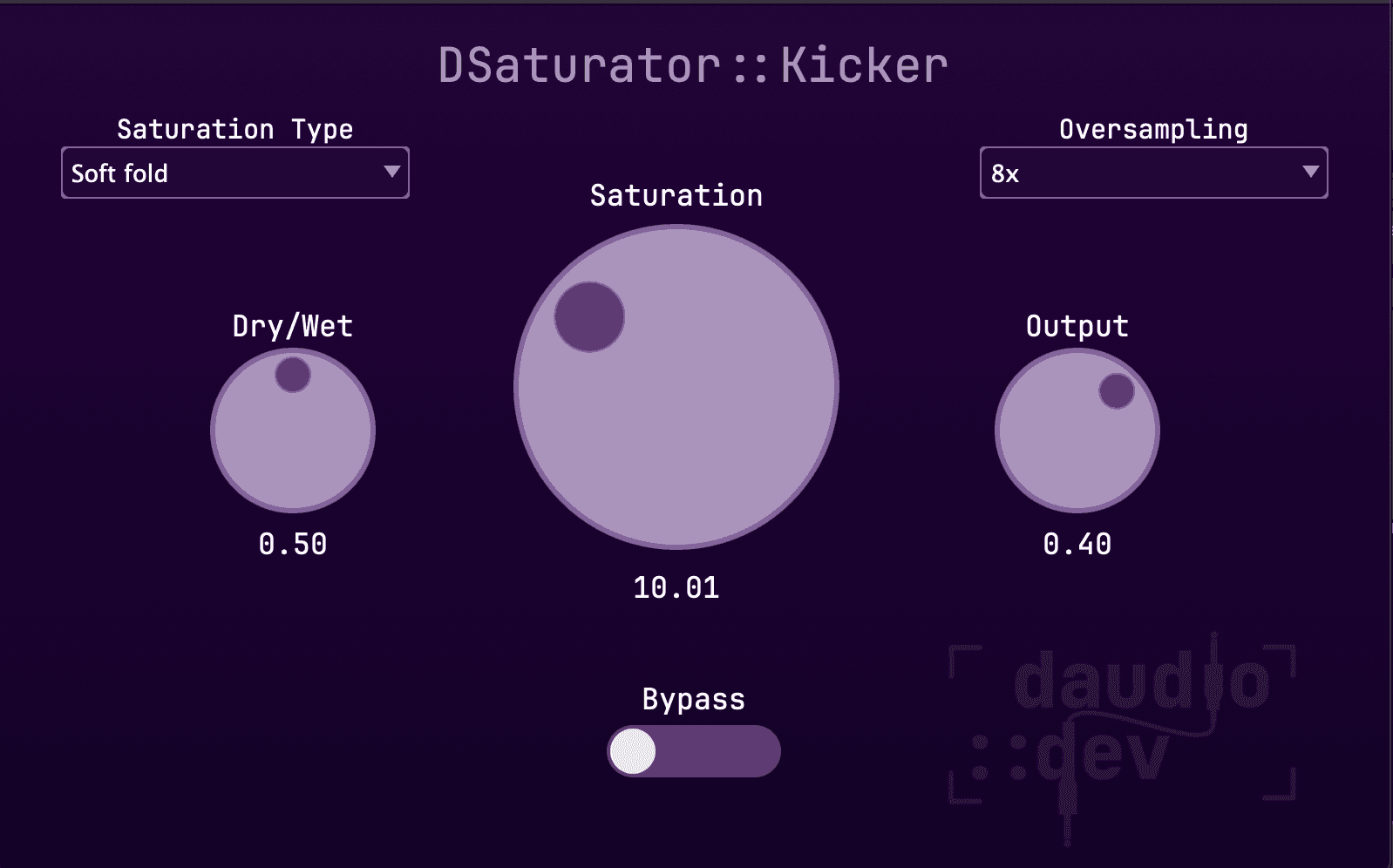 DSaturator plugin interface